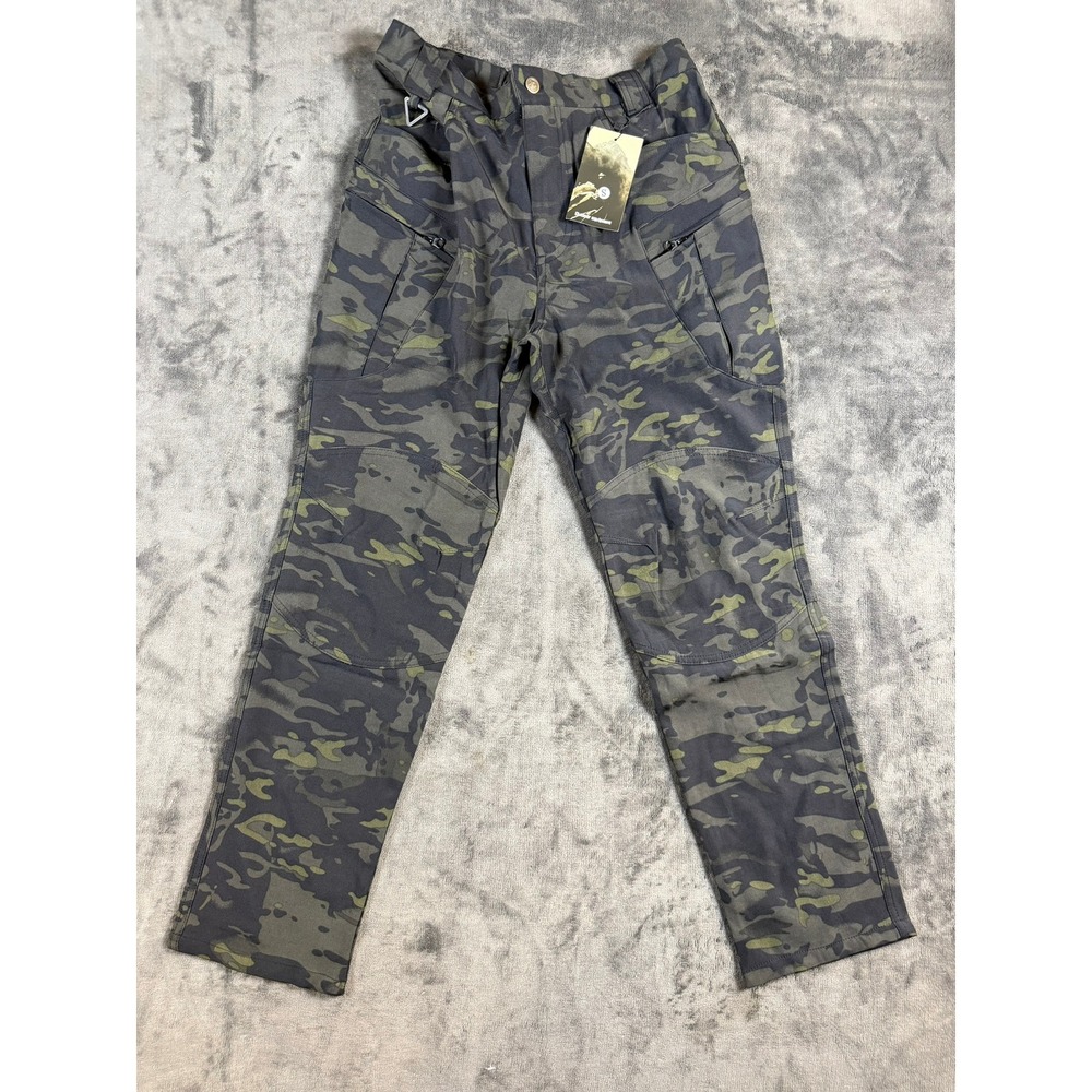 Outdoor Equipment Mens Tactical Pants Camo Cargo Hiking Trousers Size Small NEW